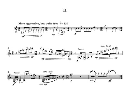 Mackie, Jayson - Light and Shade for Solo Clarinet - Digital Download