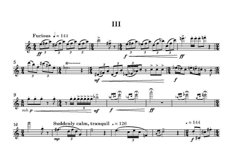 Mackie, Jayson - Light and Shade for Solo Clarinet - Digital Download