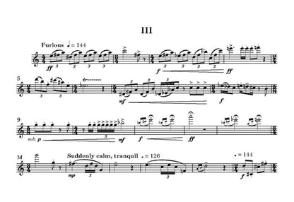 Mackie, Jayson - Light and Shade for Solo Clarinet - Digital Download