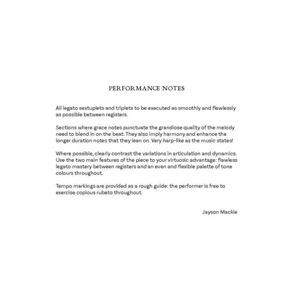 Mackie, Jayson - Stirrings From Those Sweet and Cool Exotic Vistas for solo flute - Digital Download