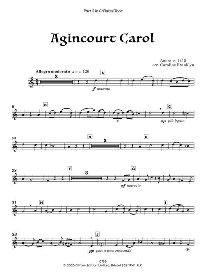 Agincourt Carol for Flexible Wind Ensemble