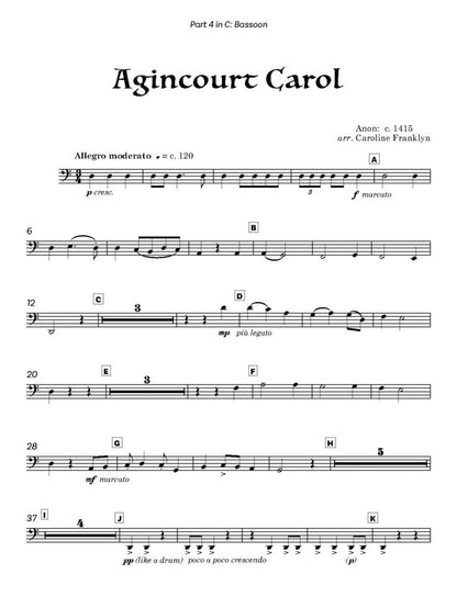 Agincourt Carol for Flexible Wind Ensemble
