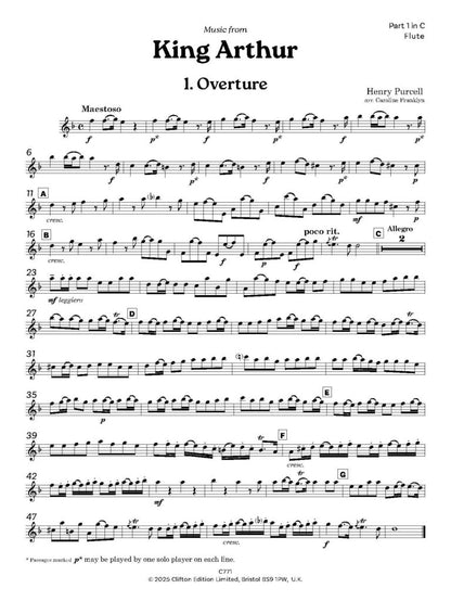 Purcell -Music from King Arthur for Flexible Wind Ensemble