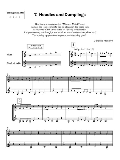 Two Boldly Blow Beginner Flute/Clarinet Duets with Optional Piano