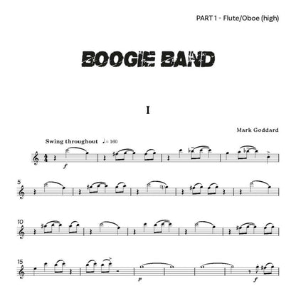 Goddard, Mark - Boogie Band Woodwind for Flexible Ensemble