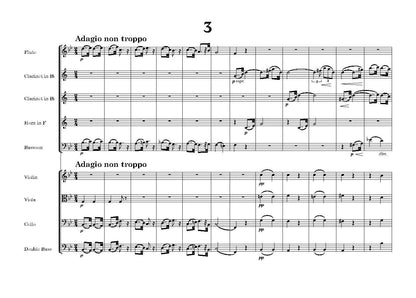 Brahms - Serenade No. 1 in D Op. 11 Score only [Nonet version]- Digital Download