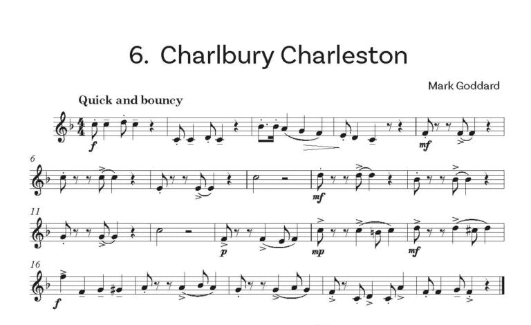 Goddard, Mark:Party Pieces for Tenor Saxophone & Piano - Digital Download