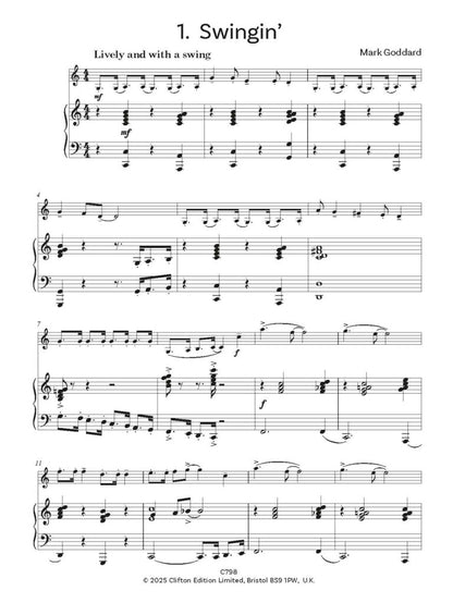 Goddard, Mark: Party Pieces for Violin & Piano - Digital Download