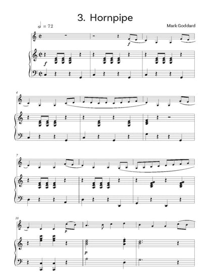 Goddard, Mark: Party Pieces for Violin & Piano - Digital Download