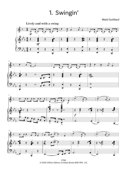 Party Pieces for Bb Bass & Piano- Digital Download