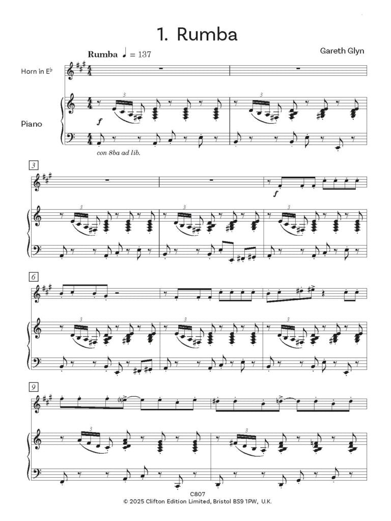 Star Turn for Horn In Eb & Piano