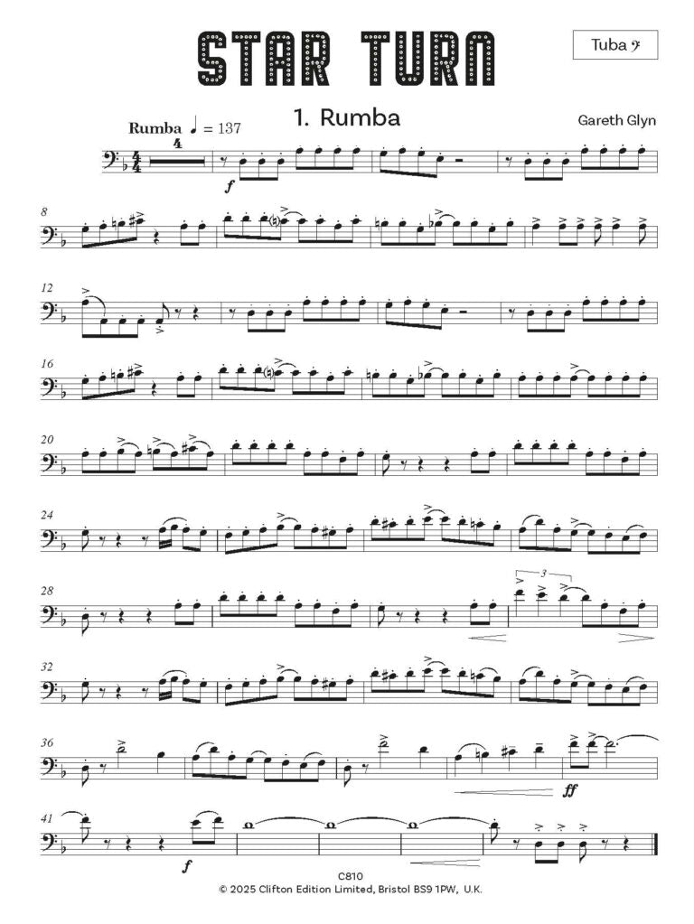 Star Turn for Tuba and Piano