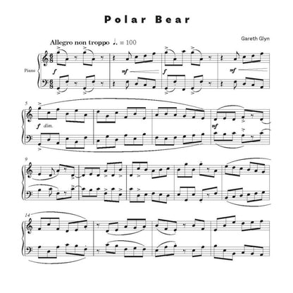 Glyn, Gareth - Pianimals piano solo - Digital Download