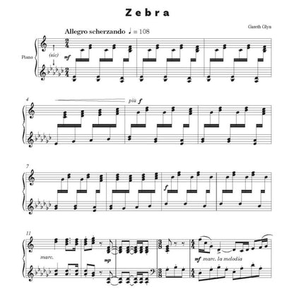 Glyn, Gareth - Pianimals piano solo - Digital Download