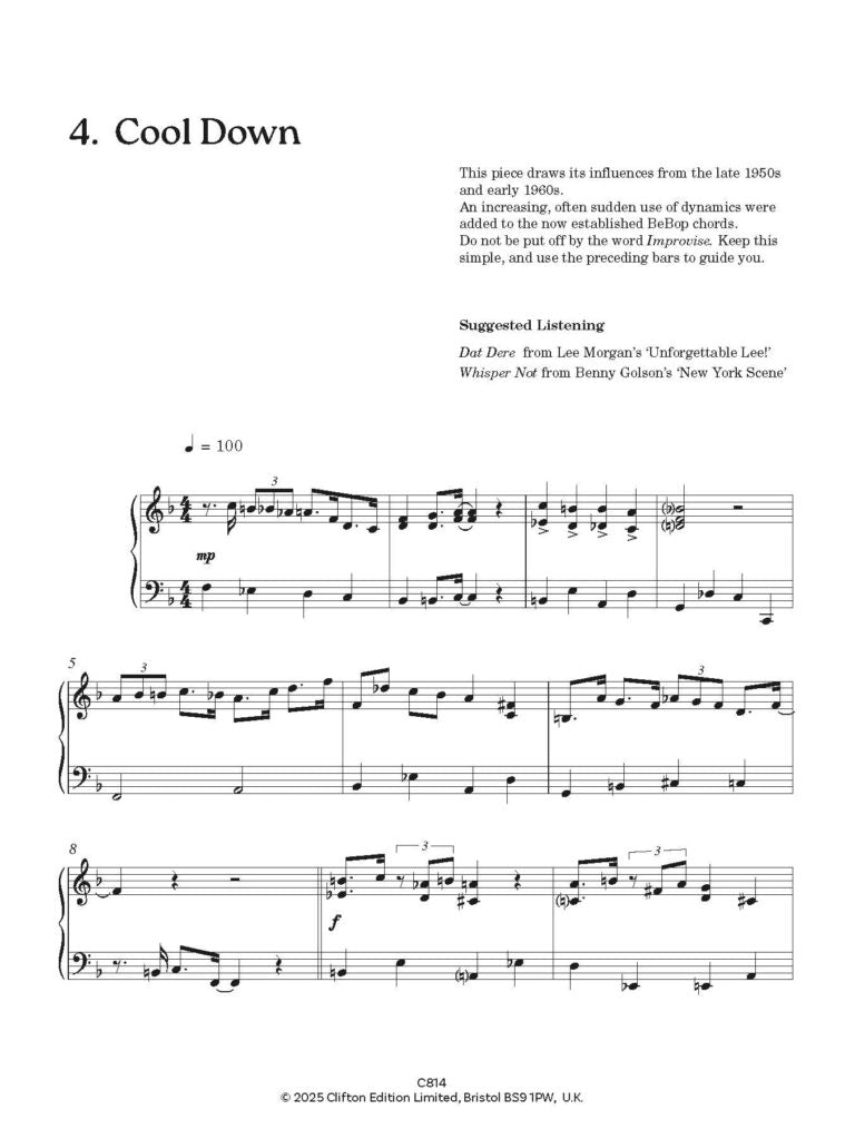 Adelman, Mark - Moving Towards Jazz Five jazz pieces for the non-jazz pianist - Digital Download