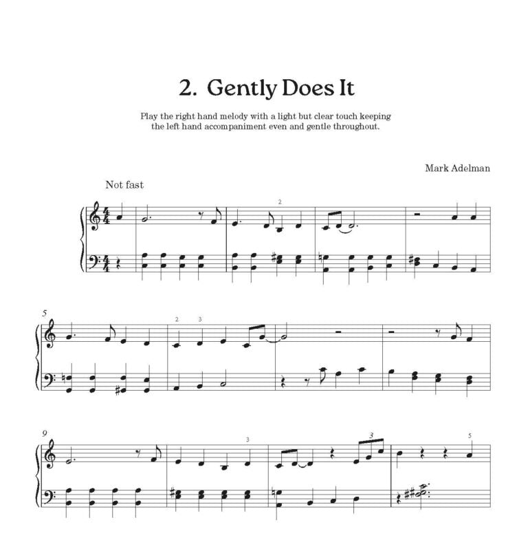 Adelman, Mark - First Jazz Moves Piano solos and duets in easy jazz style - Digital Download