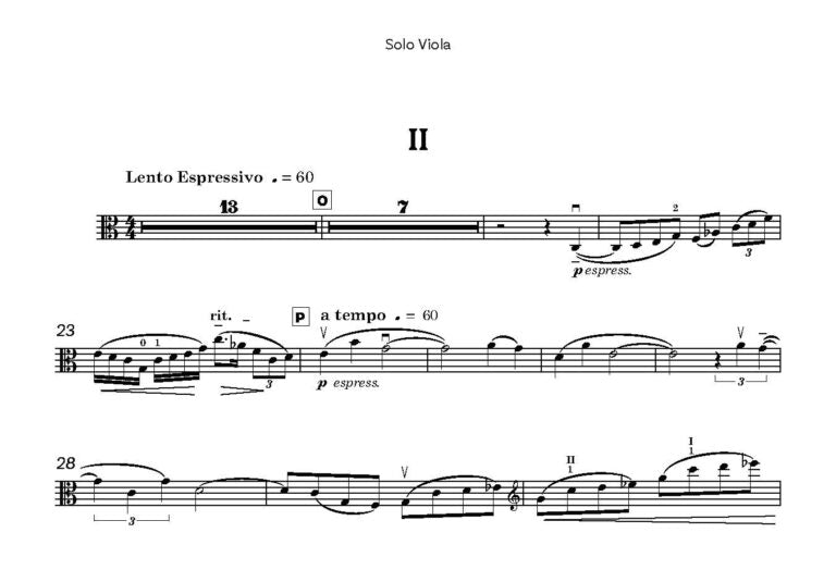 Rae, James - Concerto for Viola (Piano Reduction) for Viola & Piano - Digital Download