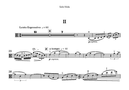 Rae, James - Concerto for Viola (Piano Reduction) for Viola & Piano - Digital Download