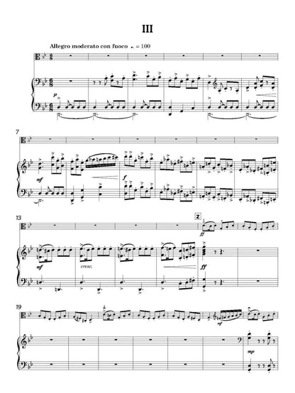 Rae, James - Concerto for Viola (Piano Reduction) for Viola & Piano - Digital Download