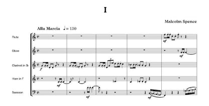 Spence, Malcolm - Wind Quintet - Digital Download