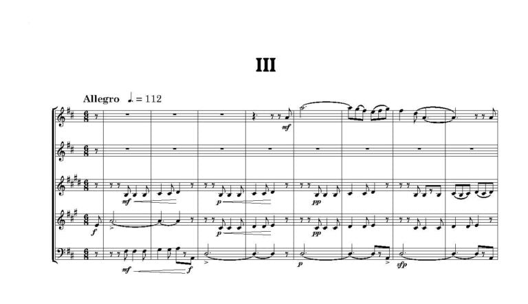 Spence, Malcolm - Wind Quintet - Digital Download