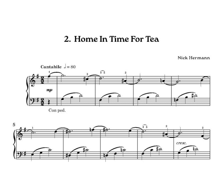 Hermann, Nick One or the Other, Piano Pieces for solo piano - Digital Download