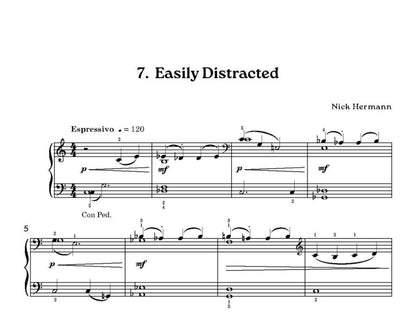 Hermann, Nick One or the Other, Piano Pieces for solo piano - Digital Download