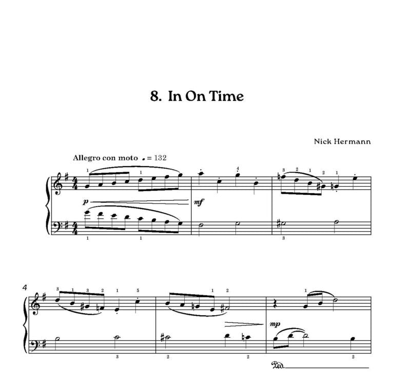 Hermann, Nick One or the Other, Piano Pieces for solo piano - Digital Download
