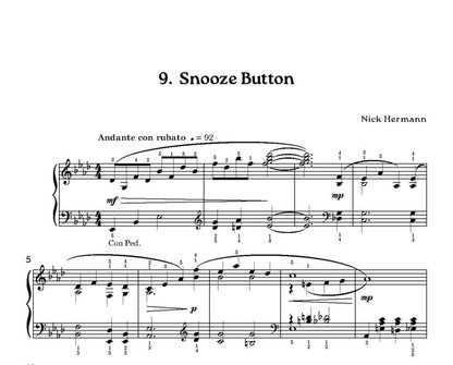 Hermann, Nick One or the Other, Piano Pieces for solo piano - Digital Download