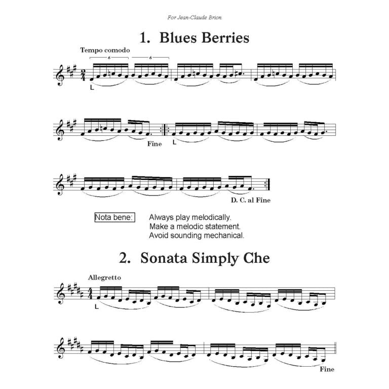 Greenberg, Ruben - Melodic Finger Twisters for Clarinet - Digital Download