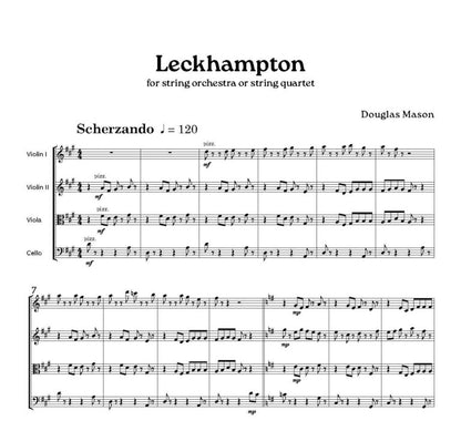 Mason , Douglas - Leckhampton - String Orchestra or String Quartet - Digital Download