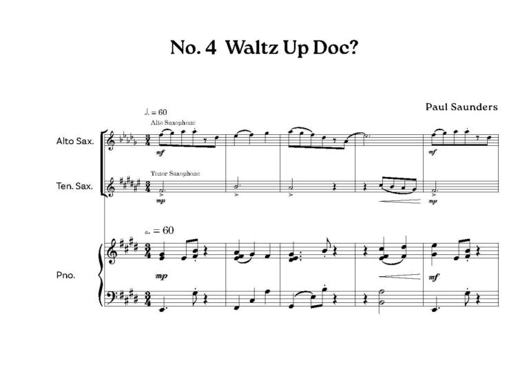 Saunders, Paul - Doublers Duets for Woodwind Doublers - Digital Download