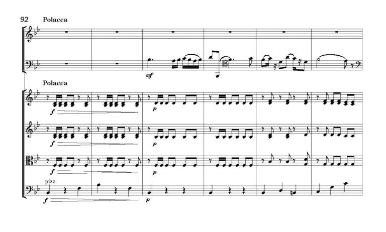 Der Zweikampf “The Duel” — Score and Parts for String Quartet (o.Op. 82; TrV 133) - Digital Download