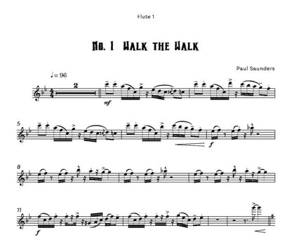 Saunders, Paul - Essential Jazz Flute Duets for two flutes - Digital Download