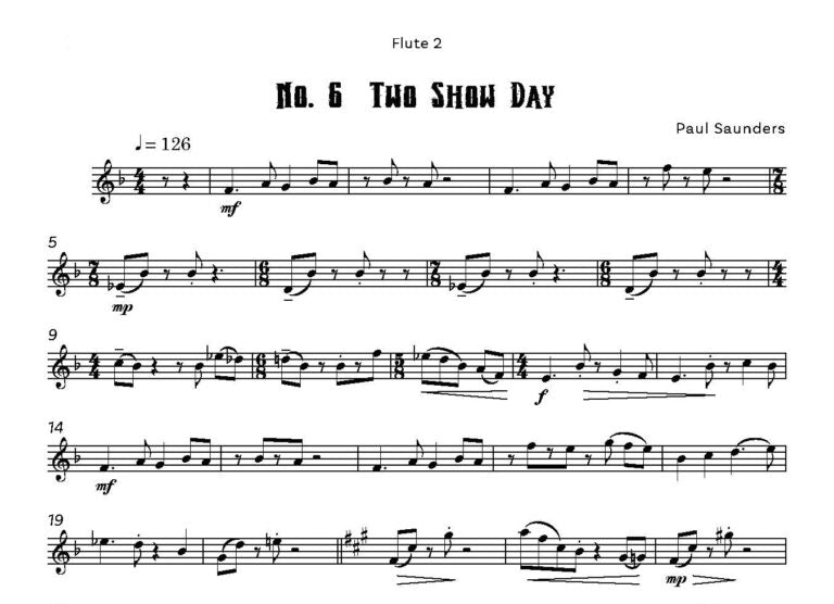 Saunders, Paul - Essential Jazz Flute Duets for two flutes - Digital Download