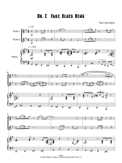 Saunders, Paul - Essential Jazz Flute Duets for two flutes - Digital Download