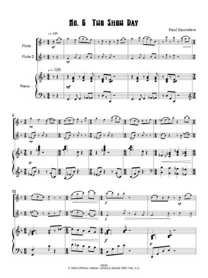 Saunders, Paul - Essential Jazz Flute Duets for two flutes - Digital Download