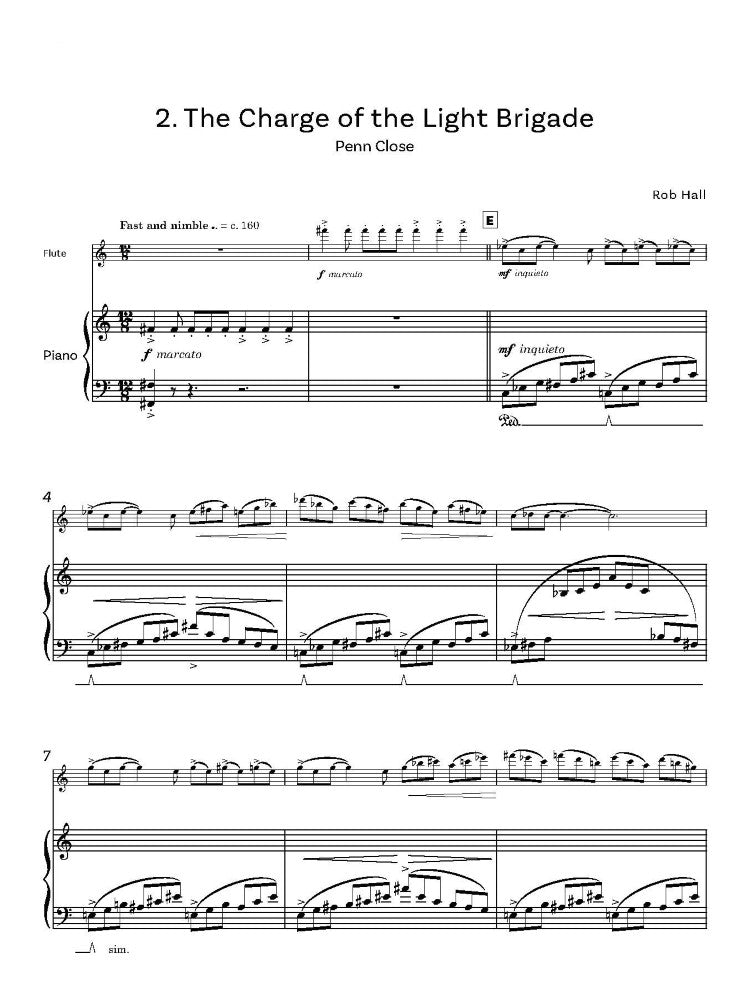 Hall, Rob: Close Encounters for Flute & Piano - Digital Download