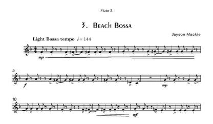 Mackie, Jayson: Beach Party for flute trio - Digital Download