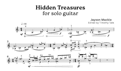 Jayson Mackie edited by Timothy Tate - Hidden Traeasures for classical guitar (Digital Download)