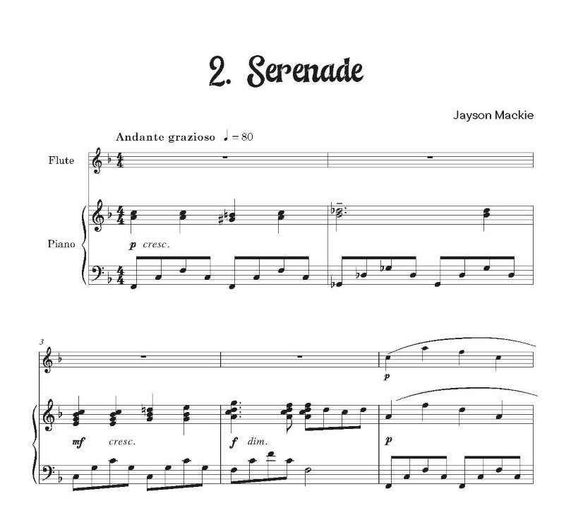 Mackie, Jayson: Holiday Music for Flute & Piano- Digital Download