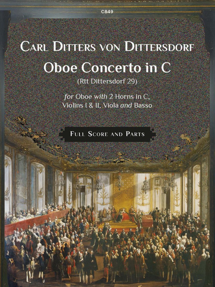 Dittersdorft, Carl Ditters von: Oboe Concerto in C (Rtt. 29). Oboe - Digital Download