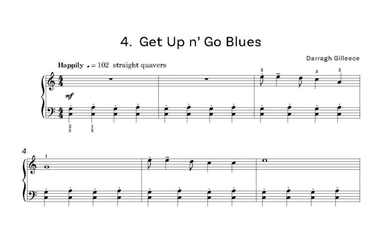 Gilleece, Darragh - Jazztopia Jazz and Blues inspired pieces - Digital Download