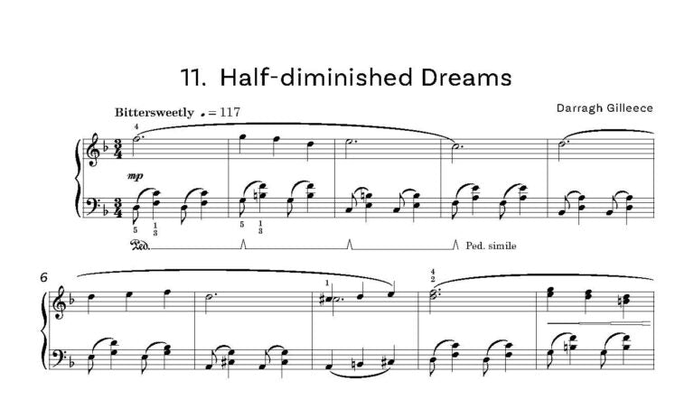 Gilleece, Darragh - Jazztopia Jazz and Blues inspired pieces - Digital Download