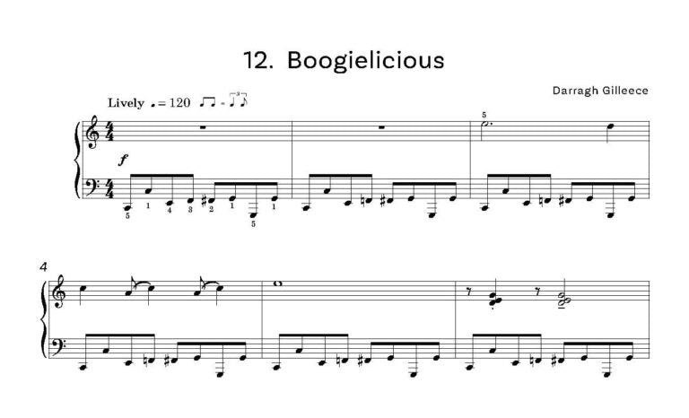Gilleece, Darragh - Jazztopia Jazz and Blues inspired pieces - Digital Download