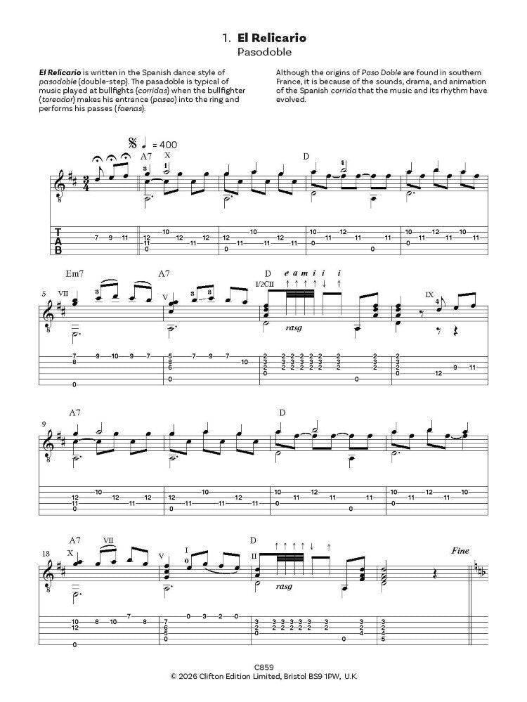 Zaradin, John: Essential Latin Collection for Guitar, Volume 1 (Digital Download)