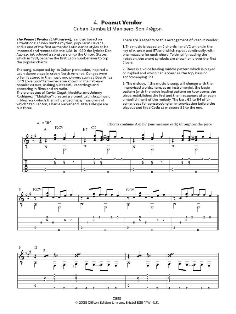 Zaradin, John: Essential Latin Collection for Guitar, Volume 1 (Digital Download)