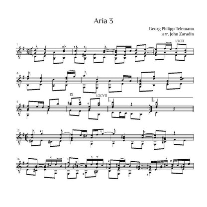 Telemann, Georg Philipp: Suite II for Guitar (Digital Download)