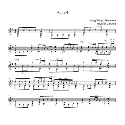 Telemann, Georg Philipp: Suite II for Guitar (Digital Download)