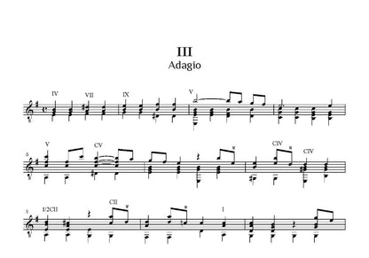 Vivaldi, Antonio: Sonata in E minor for solo guitar (Digital Download)